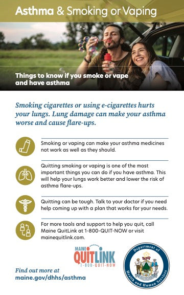 Asthma & Smoking or Vaping