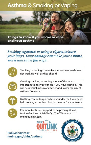 Asthma & Smoking or Vaping Maine Prevention Store Asthma & Smoking or Vaping Maine Prevention Store