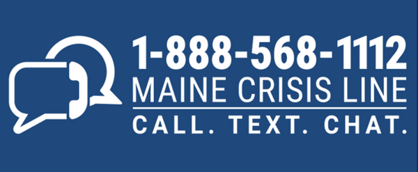 Maine Crisis Line Logo Digital Download