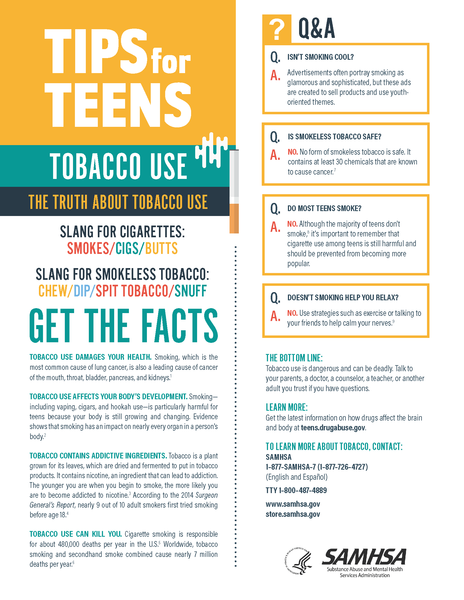 Tips for Teens: Tobacco Use