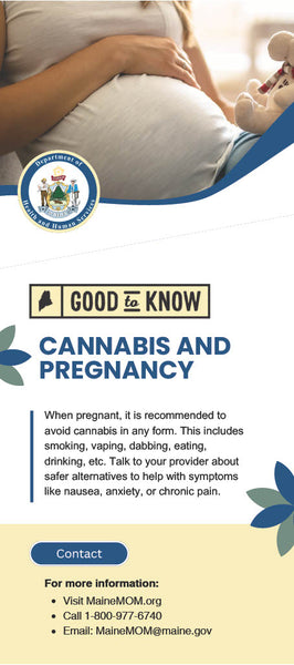 Cannabis and Pregnancy Rack Card