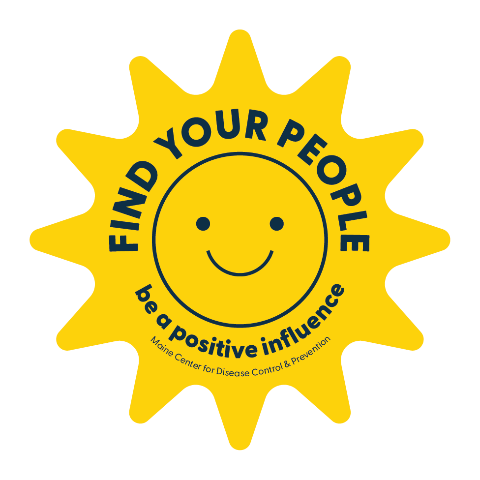 Positive Influence - Find Your People Sticker