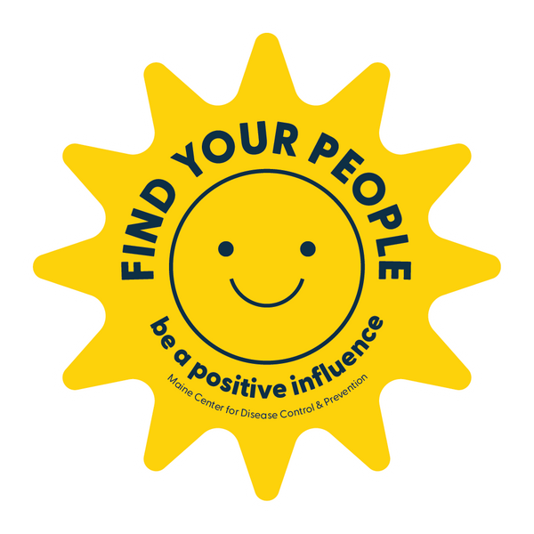 Positive Influence - Find Your People Sticker