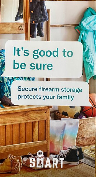 Be SMART Secure Firearm Storage Educational Brochure