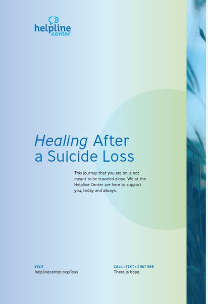 Healing After a Suicide Loss Booklet