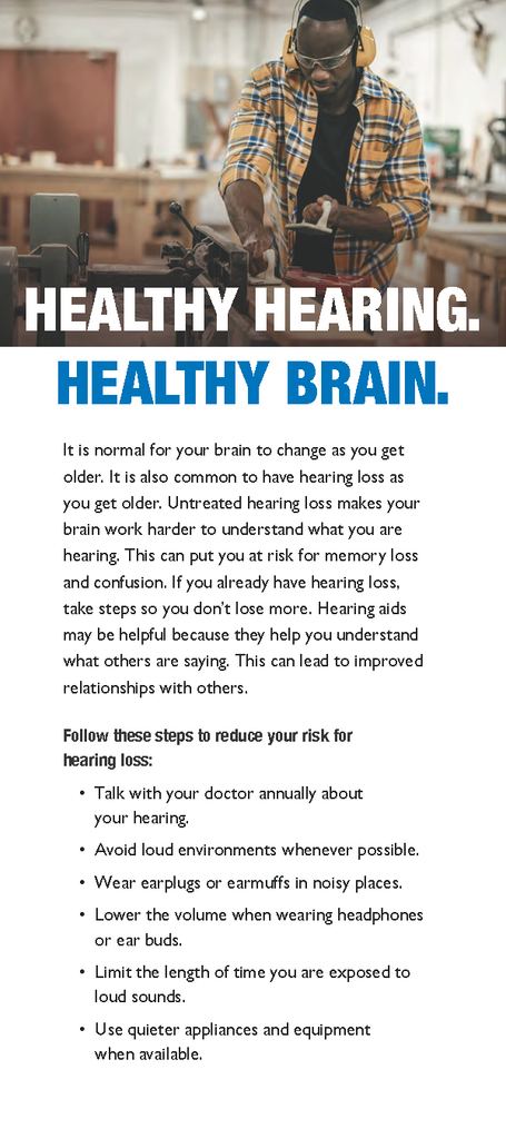 Healthy Hearing. Healthy Brain.  (Digital Download)
