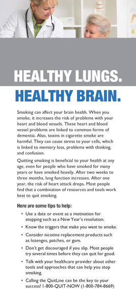 Healthy Lungs. Healthy Brain. (Digital Download)