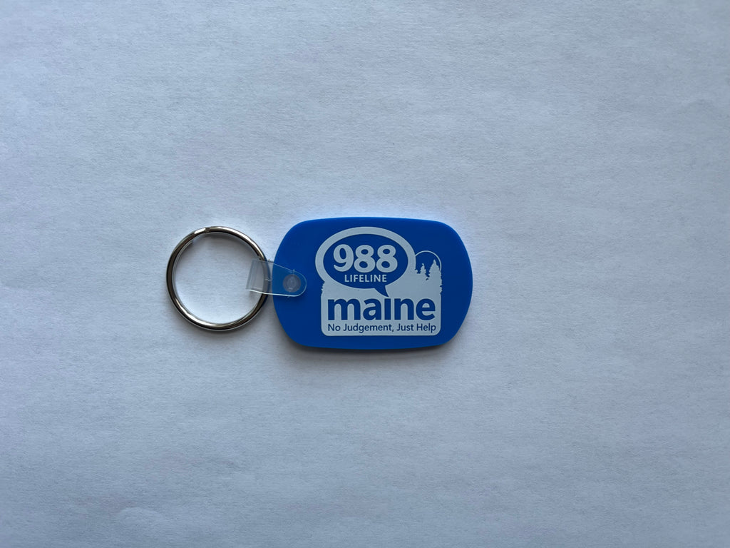 Maine 988 Lifeline Keychain