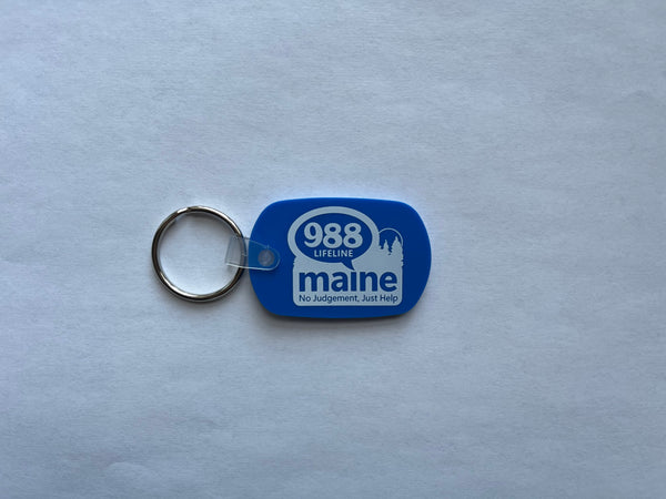 Maine 988 Lifeline Keychain