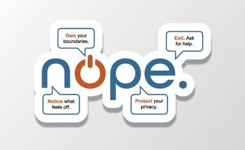 NOPE Online Safety Stickers