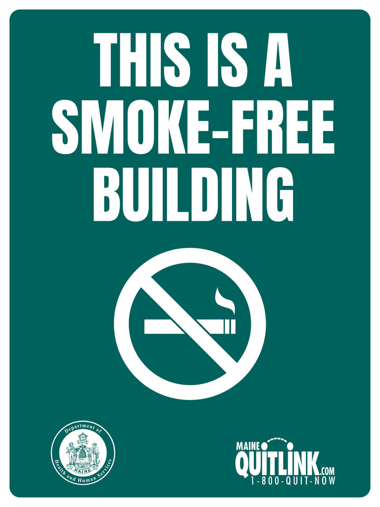 Smoke-Free Building Sign
