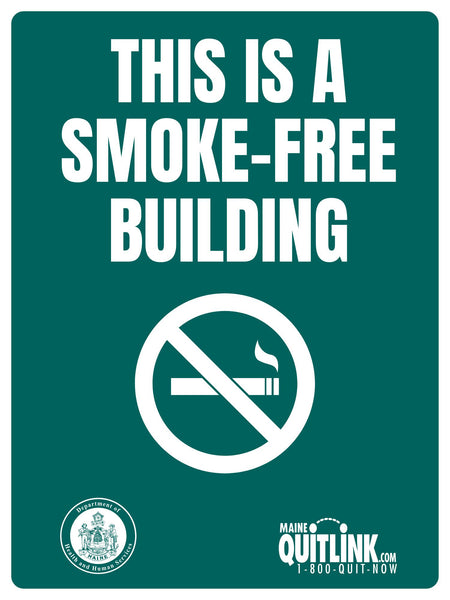 Smoke-Free Building Sign