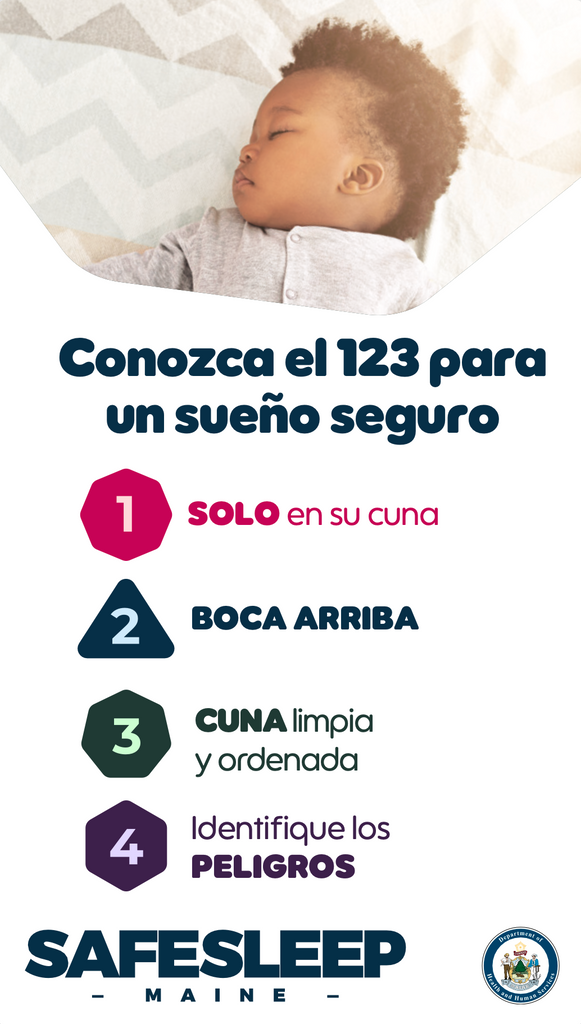 Safe Sleep Magnet - Spanish