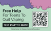 Teen Quit Vaping Info Card