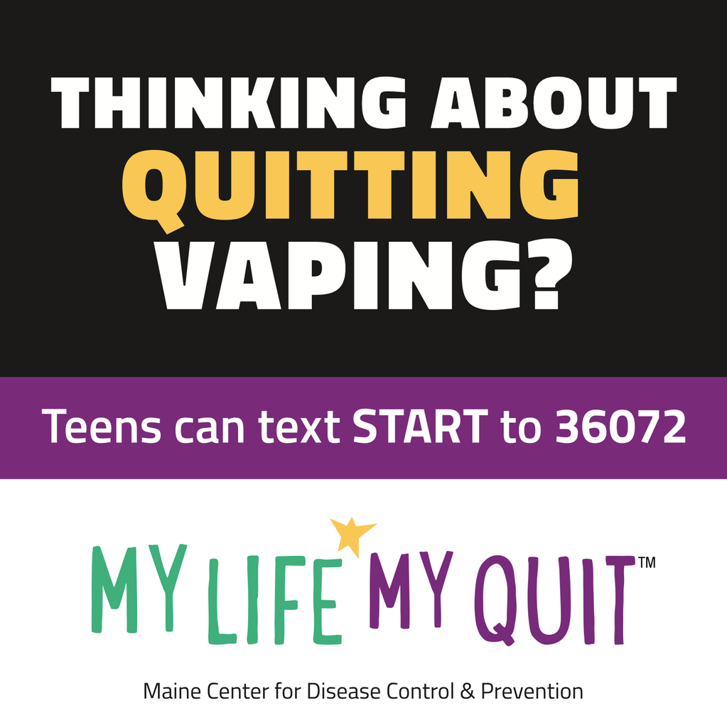 My Life My Quit - Teen Quit Vaping Sticker