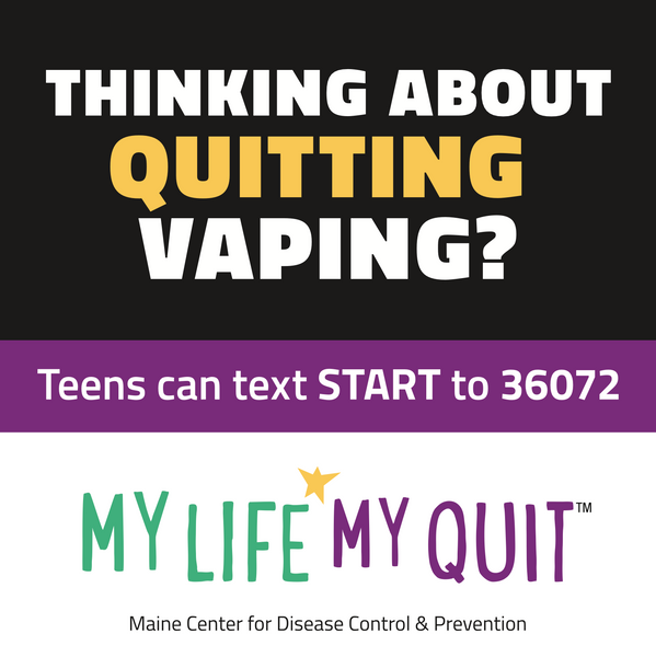 My Life My Quit - Teen Quit Vaping Sticker