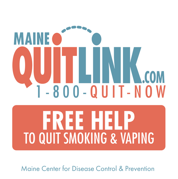 Maine QuitLink Sticker