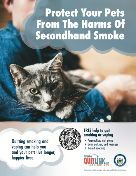 Protect Pets from Secondhand Smoke - Digital Download Only