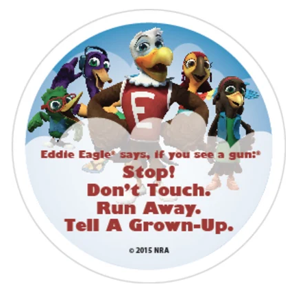 Eddie Eagle GunSafe® Program Stickers
