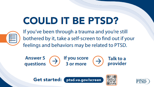 VA Could It Be PTSD Wallet Card