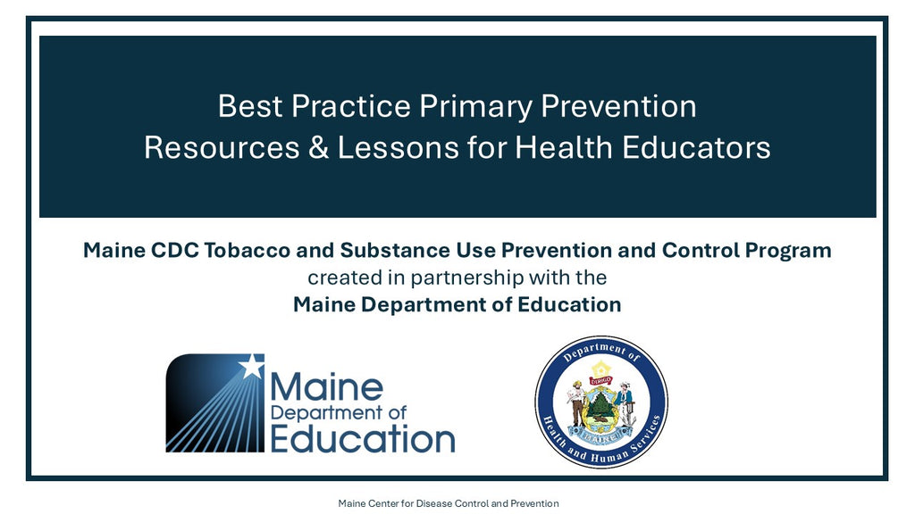 Maine CDC School Health Resources and Lessons
