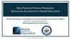 Maine CDC School Health Resources and Lessons