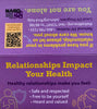 Relationships Impact Your Health Wallet Card