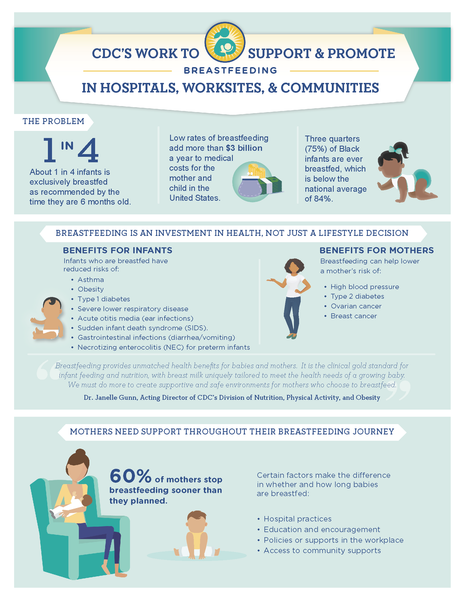 CDC's Work to Support & Promote Breastfeeding in Hospitals, Worksites, & Communities - (Digital Download)