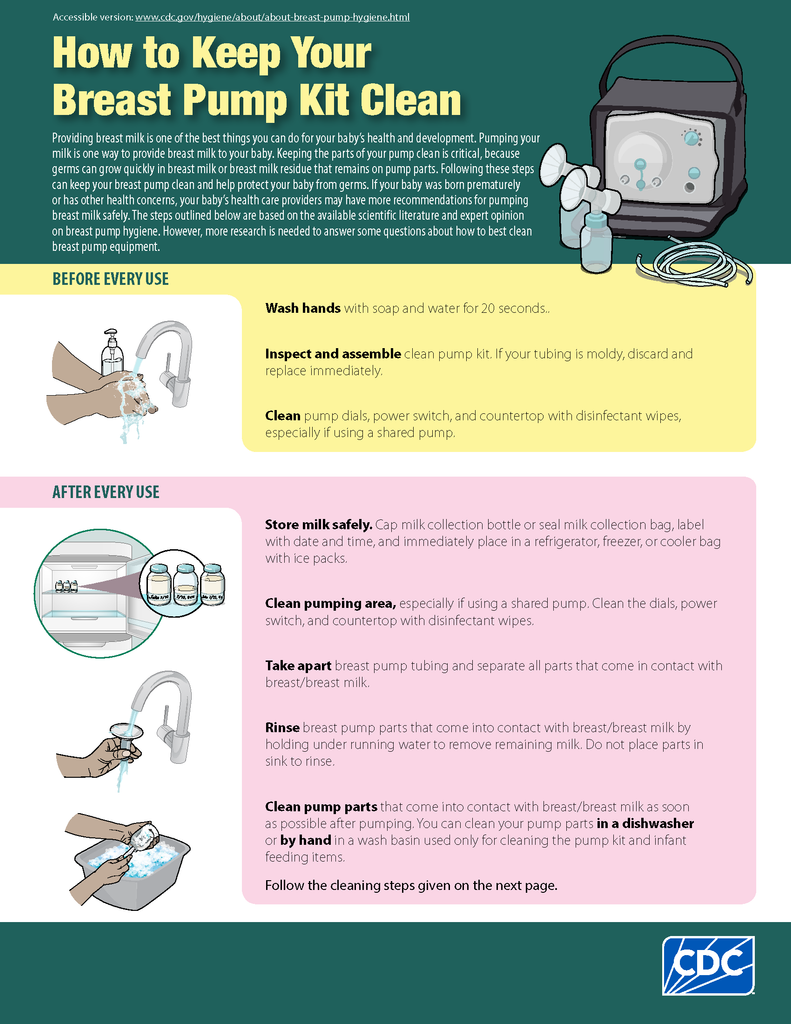 How to Keep Your Breast Pump Clean - (Digital Download)