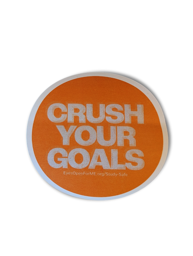 Crush Your Goals - Round Sticker