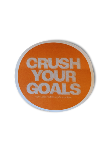 Crush Your Goals - Round Sticker