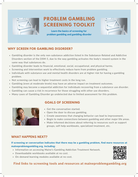 Problem Gambling Screening Toolkit