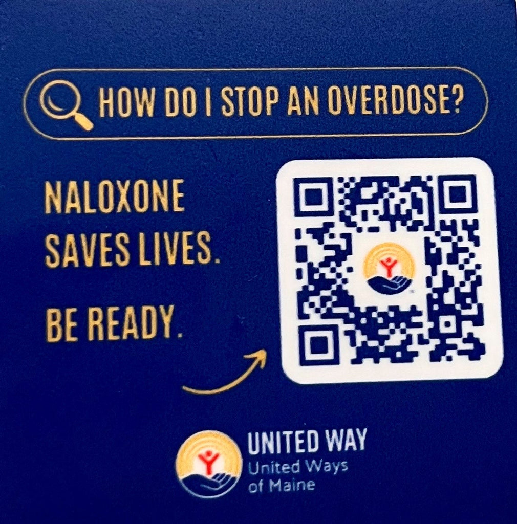 Naloxone Saves Lives Small Sticker