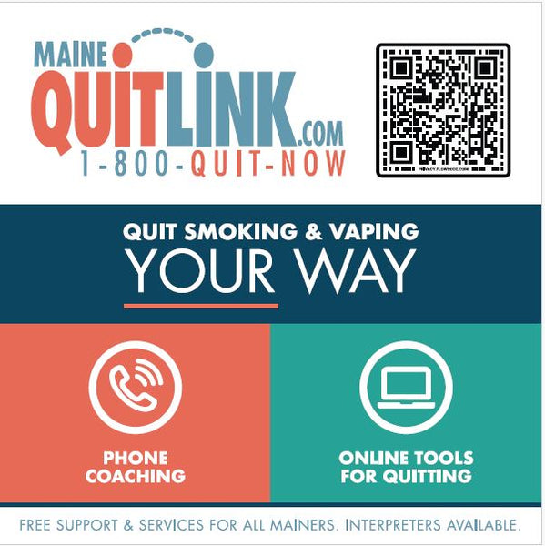 Maine QuitLink Magnet