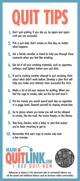 Quit Tips: After You Quit