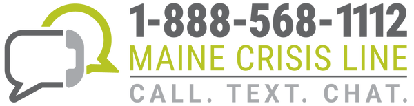 Maine Crisis Line Logo (Color) - Digital Only