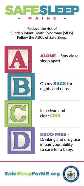 Safe Sleep Rack Card