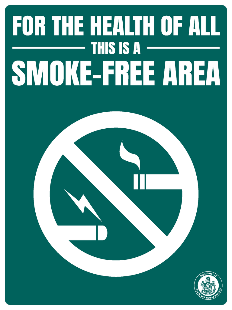 Smoke-Free Area Sign