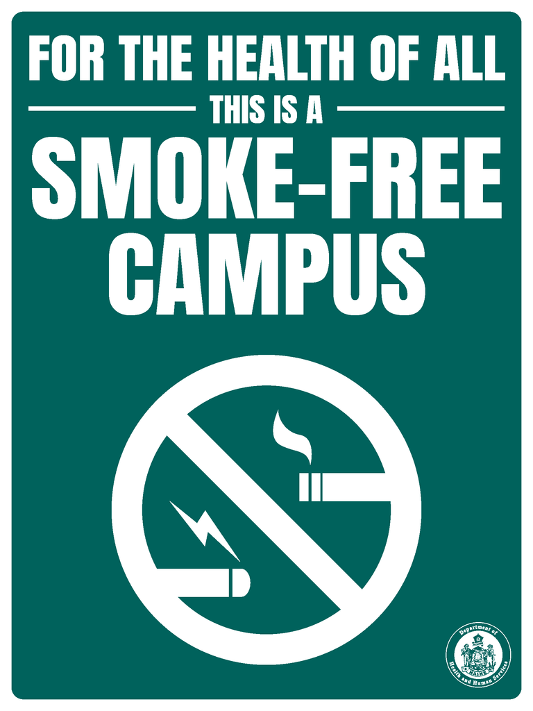 Smoke-Free Campus Sign