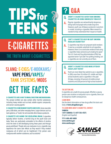 Tips for Teens - E-Cigarettes: The Truth About E-Cigarettes