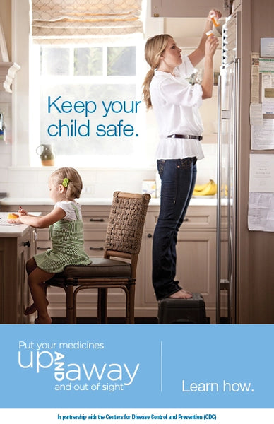 Keep your child safe post card